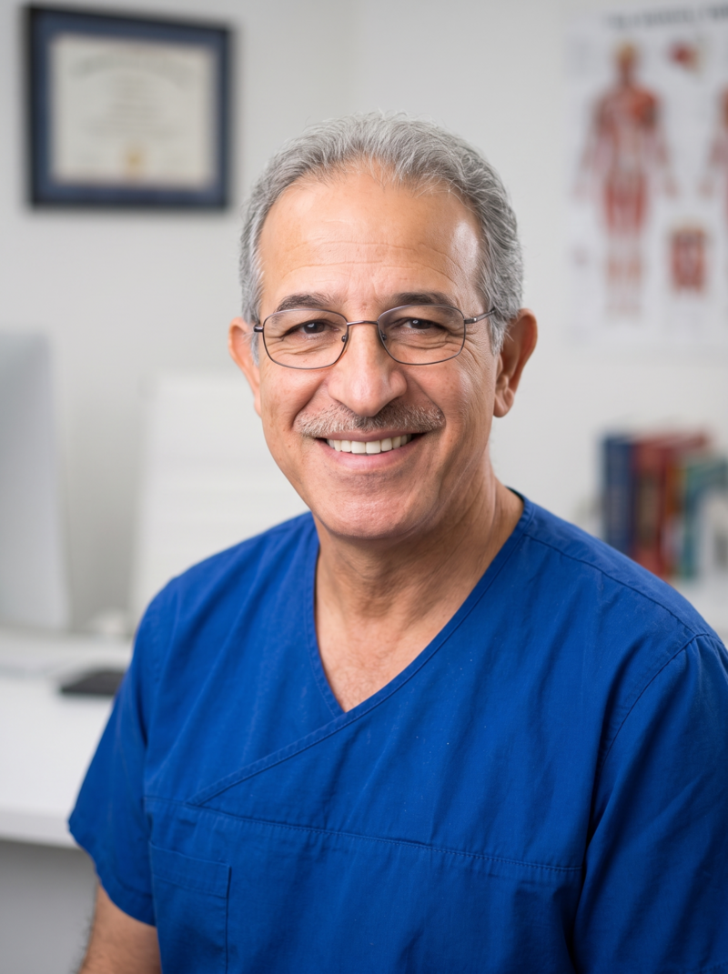 Dr Jassim Daood at the Bankstown clinic